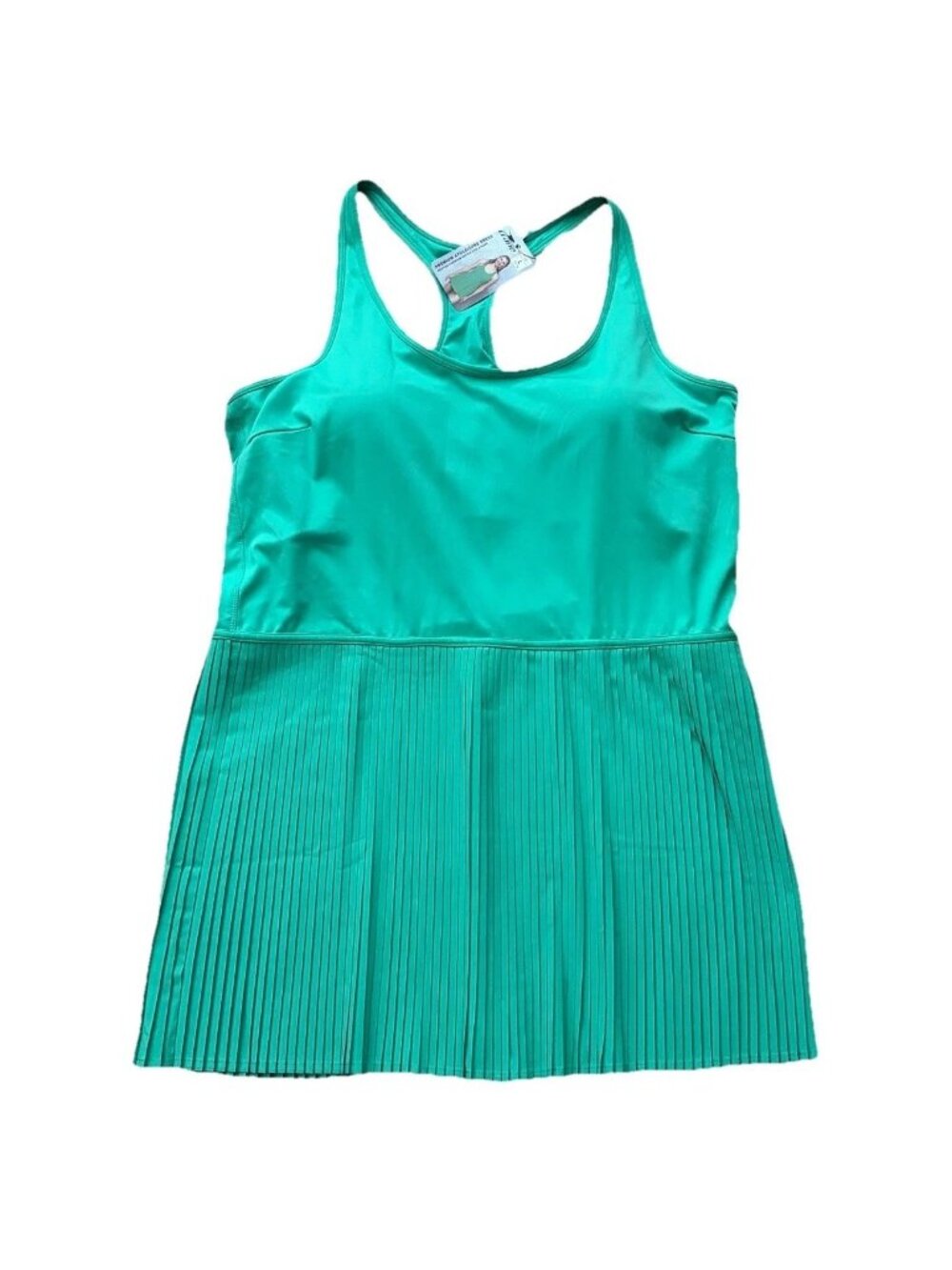 Crane Green Size Large Athletic Pleated Tennis Skirt Dress Activewear NWT